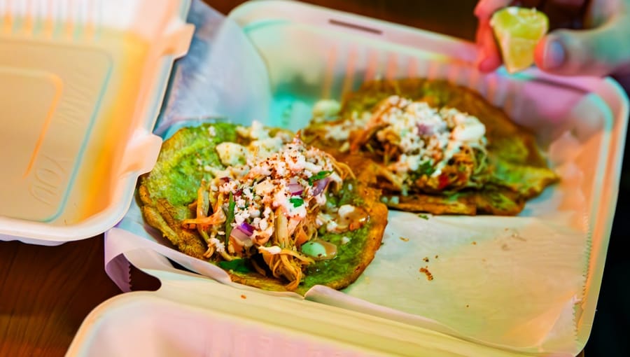 Loaded tacos at a Joybreak meetup in Orlando